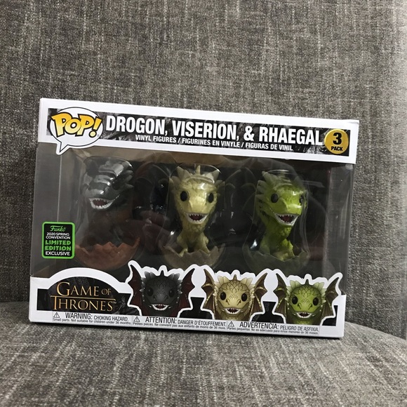 drogon viserion rhaegal funko